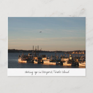 Cartão Postal  Acordando em Newport, Rhode Island