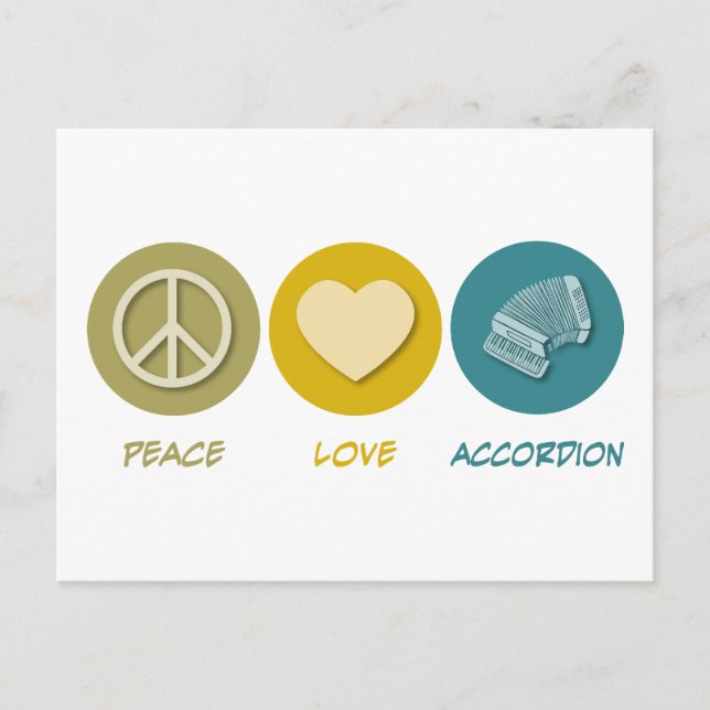 Cartão Postal Acordo de Paz e Amor (Frente)