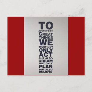 Cartão Postal acreditar