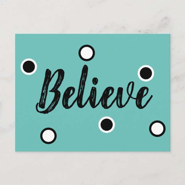 Cartão Postal Acredite (Frente)