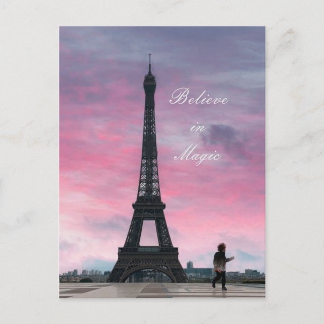 Cartão Postal Acredite em Mágica (Frente)