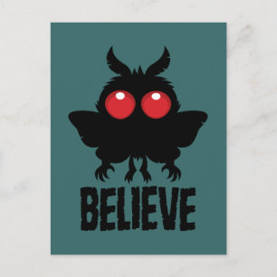 Cartão Postal Acredite no Misterioso Mothman