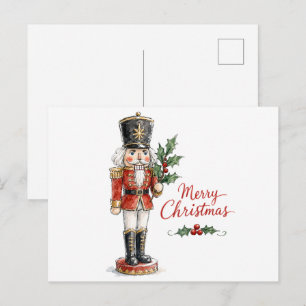Cartão Postal Acrilata de Natal Quebra-Nozes