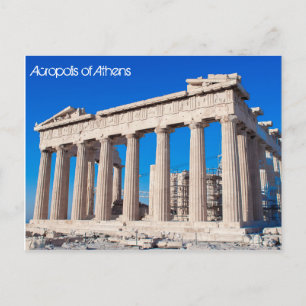 Cartão Postal Acrópole de Atenas