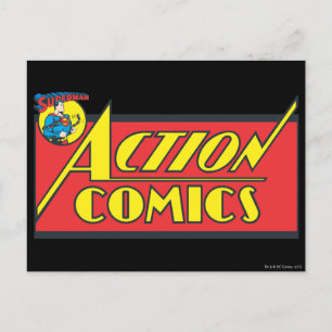 Cartão Postal Action Comics - Superman