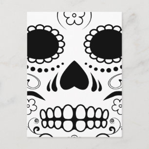 Cartão Postal açúcar skullz: 1