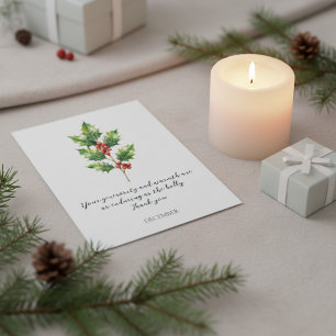 Cartão Postal AÇUCENA DE DEZEMBRO EM Aquarela FLOR DE NASCIMENTO