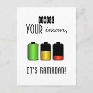 Cartão Postal Acusação motivadora islâmica Iman Ramadan
