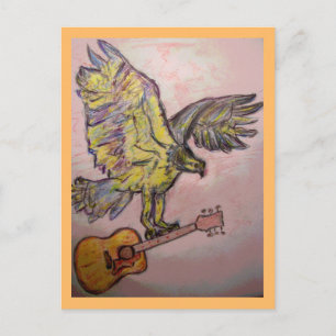Cartão Postal Acústico Peixe-Falcão acústico alto