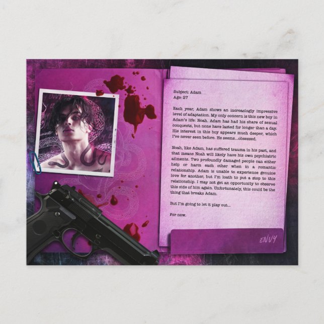 Cartão Postal Adam Postcard (Frente)