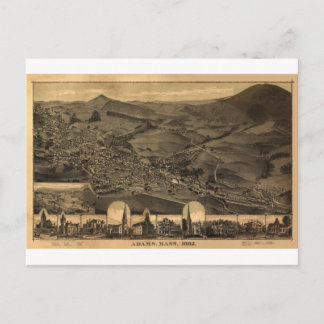 Cartão Postal Adams, Massachusetts, em 1882