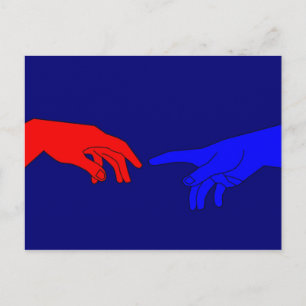 Cartão Postal Adão e Deus