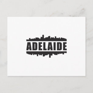 Cartão Postal Adelaide Austrália Skyline Cityscape Funny Gift