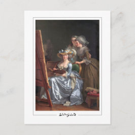 Cartão Postal Adélaïde Labille-Guiard #2 - Cartão-postal de arte