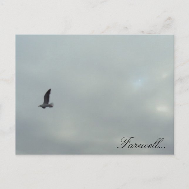 Cartão Postal Adeus... (Frente)