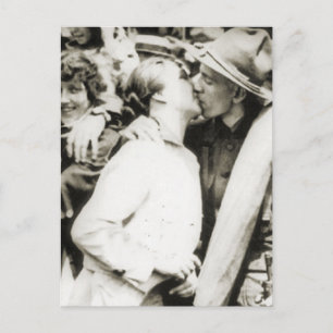 Cartão Postal Adeus beijo de 1915