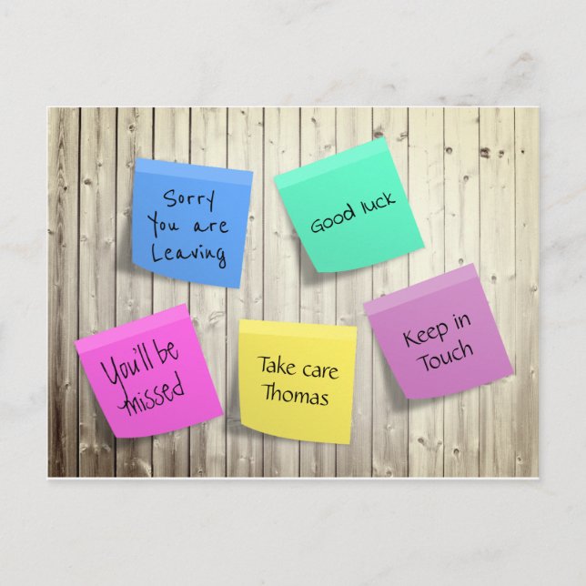 Cartão Postal Adeus Posto de Adeus (Frente)