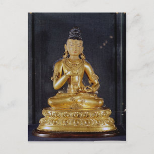 Cartão Postal Adibuddha Vajrasattva sentado em meditação