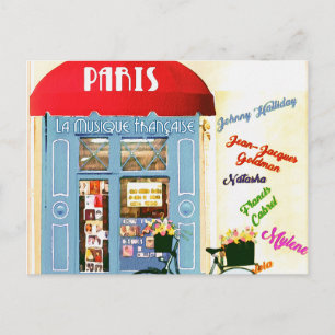 Cartão Postal Adição de Turismo Viagens vintage de Paris