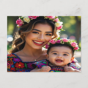 Cartão Postal Adicionar Belo Foto de Bebê Personalizar