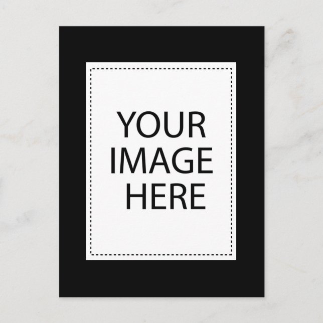 Cartão Postal Adicionar Sua Própria Imagem Ou Texto - Personaliz (Frente)