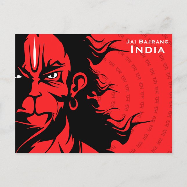 Cartão Postal Adicionar Turismo de Viagem Vintage Índia (Frente)