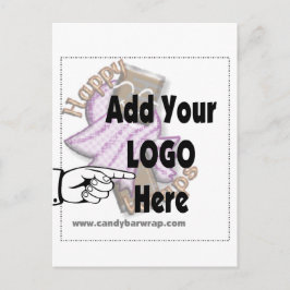 Cartão Postal Adicione o LOGO Empresarial da sua Empresa