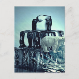 Cartão Postal Adicione O Próprio SLOGAN Para Salvar O Planeta Do