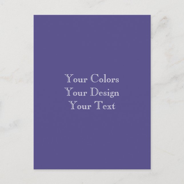 Cartão Postal Adicione seu Design - Crie seu (Frente)