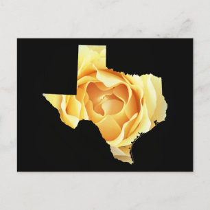 Cartão Postal Adicione sua própria forma de mapa do Texas Photo