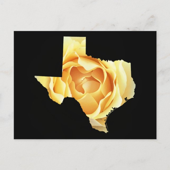Cartão Postal Adicione sua própria forma de mapa do Texas Photo (Frente)