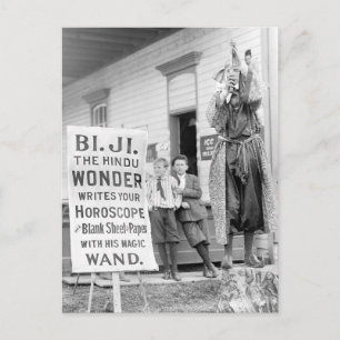 Cartão Postal Adivinha no Condado Feira, 1910