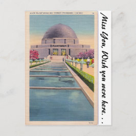 Cartão Postal Adler Planetarium, Chicago, Illonois