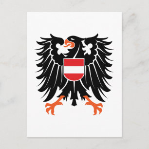 Cartão Postal Adler Wappen Österreich eagle crest Austria