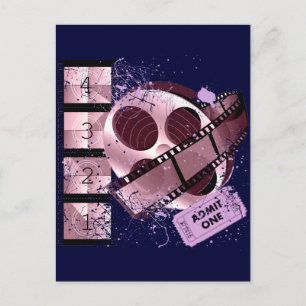 CARTÃO POSTAL ADMITIR UM DESIGN DE FILME DE FILME