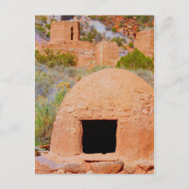 Cartão Postal Adobe Oven no Novo México