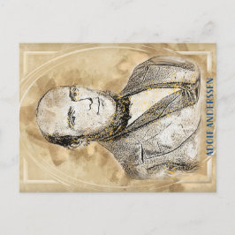 Cartão Postal Adolf Anderssen, jogador de xadrez,