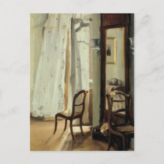 Cartão Postal Adolph von Menzel Sala de sacada CC0096