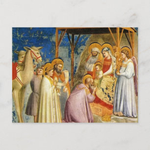 Cartão Postal Adoração Do Giotto Magi 1305