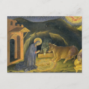 Cartão Postal Adoração do Magi Altarpart; prefixo da mão esqu