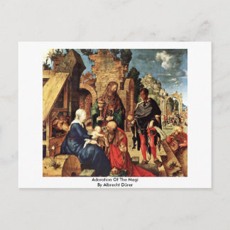 Cartão Postal Adoração Do Magi Por Albrecht Dürer