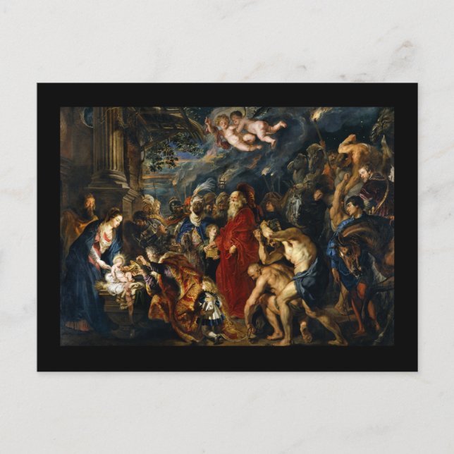 Cartão Postal Adoração dos Magi (Frente)