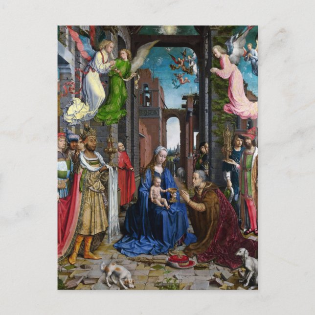Cartão Postal Adoração dos Magi (Frente)