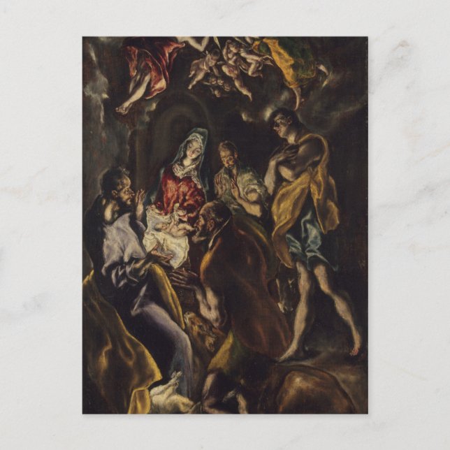 Cartão Postal Adoração dos Pastores (Frente)