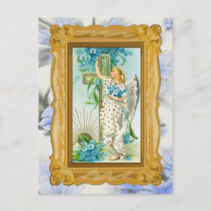 Cartão Postal Adorável Anjo Não Me Esqueças