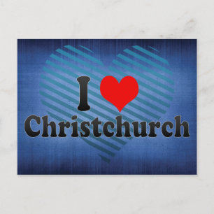 Cartão Postal Adoro ChristChurch, Nova Zelândia