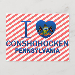 Cartão Postal Adoro Conshohocken, PA