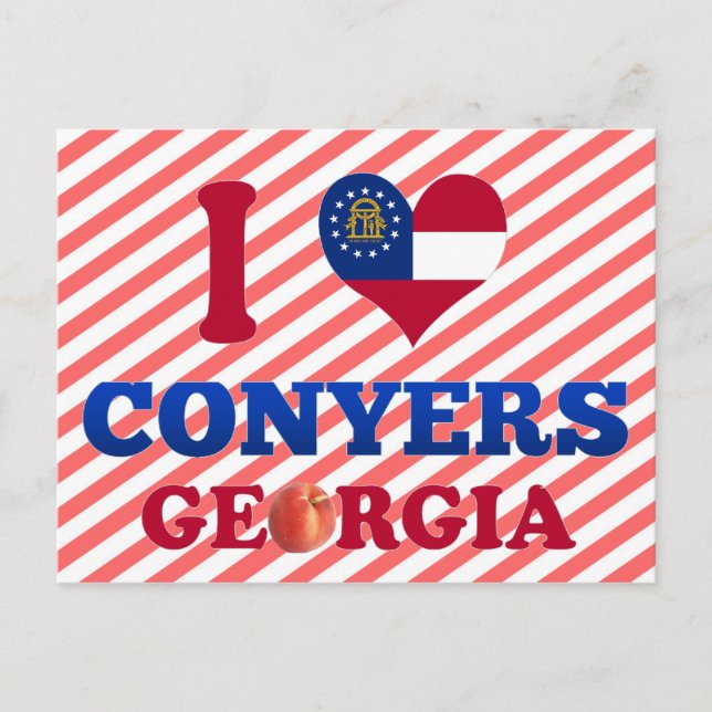 Cartão Postal Adoro Contadores, Geórgia (Frente)