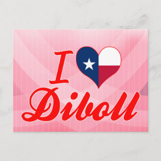 Cartão Postal Adoro Diboll, Texas