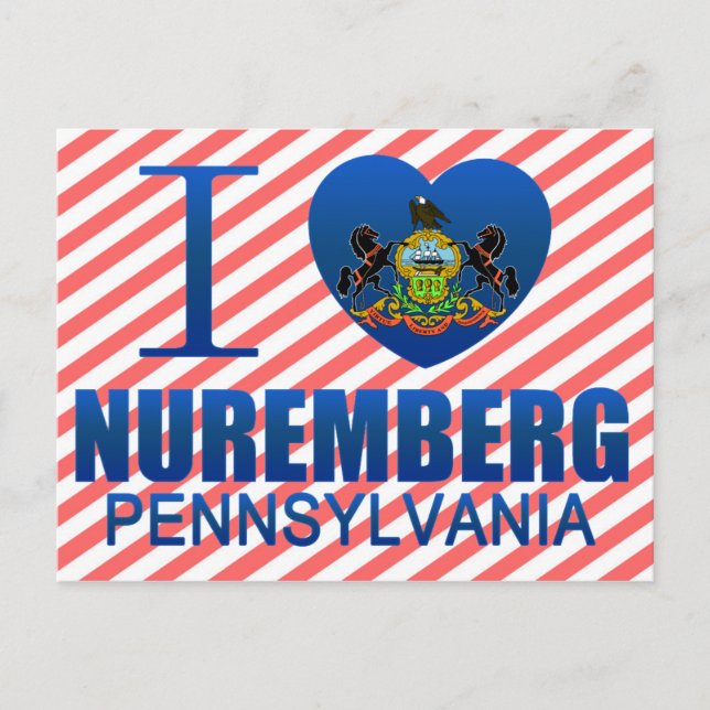 Cartão Postal Adoro Nuremberg, PA (Frente)